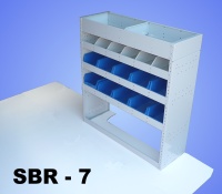 Steel Modular Van Shelving Unit SBR7